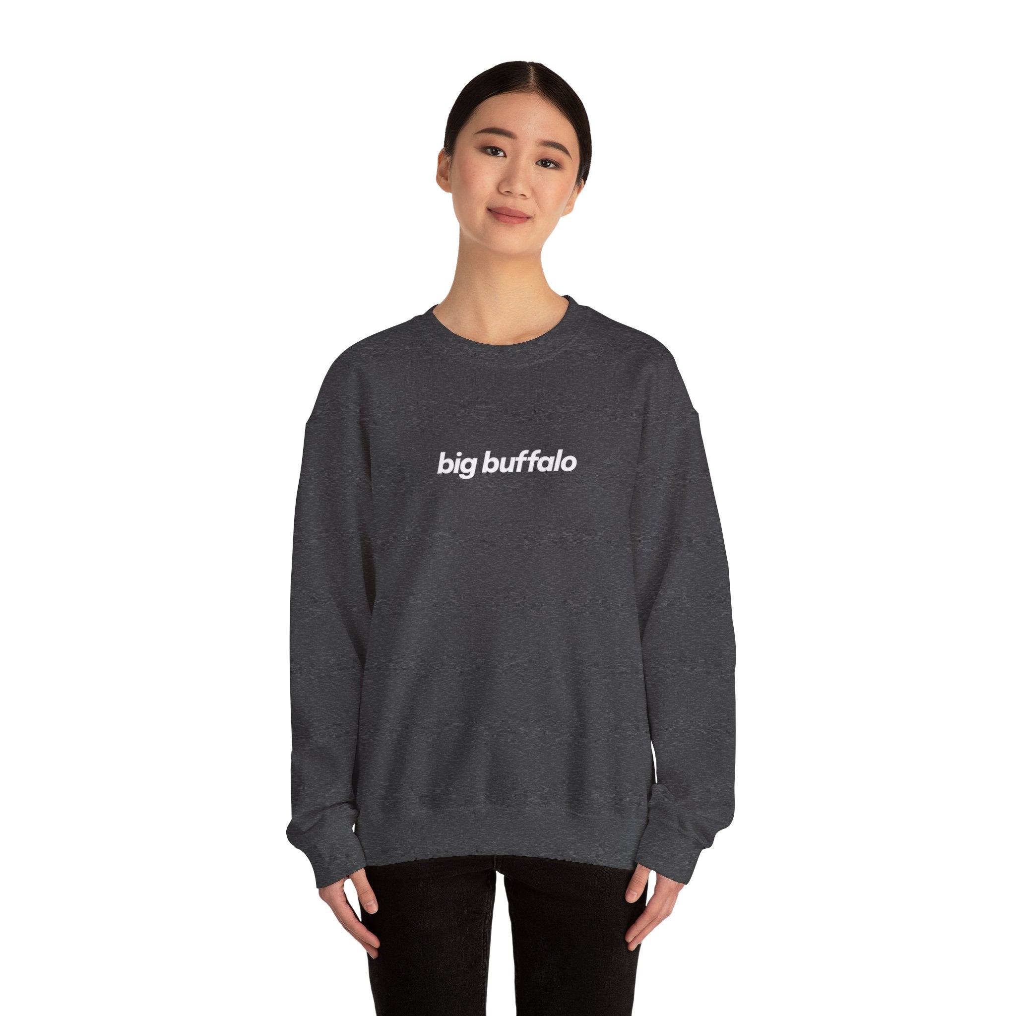 Unisex Heavy Blend™ Crewneck Sweatshirt - Big Buffalo Design