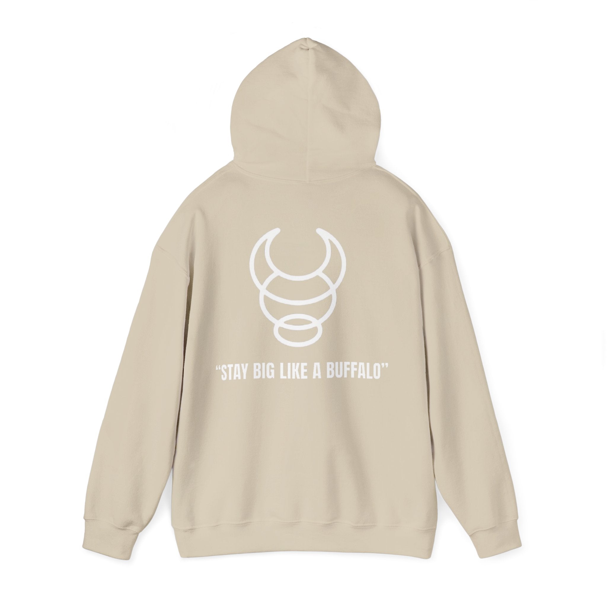 Stay Big Like a Buffalo Hoodie | Cozy Unisex Sweatshirt, Gift for Animal Lovers, Trendy Casual Wear, Perfect for All Seasons
