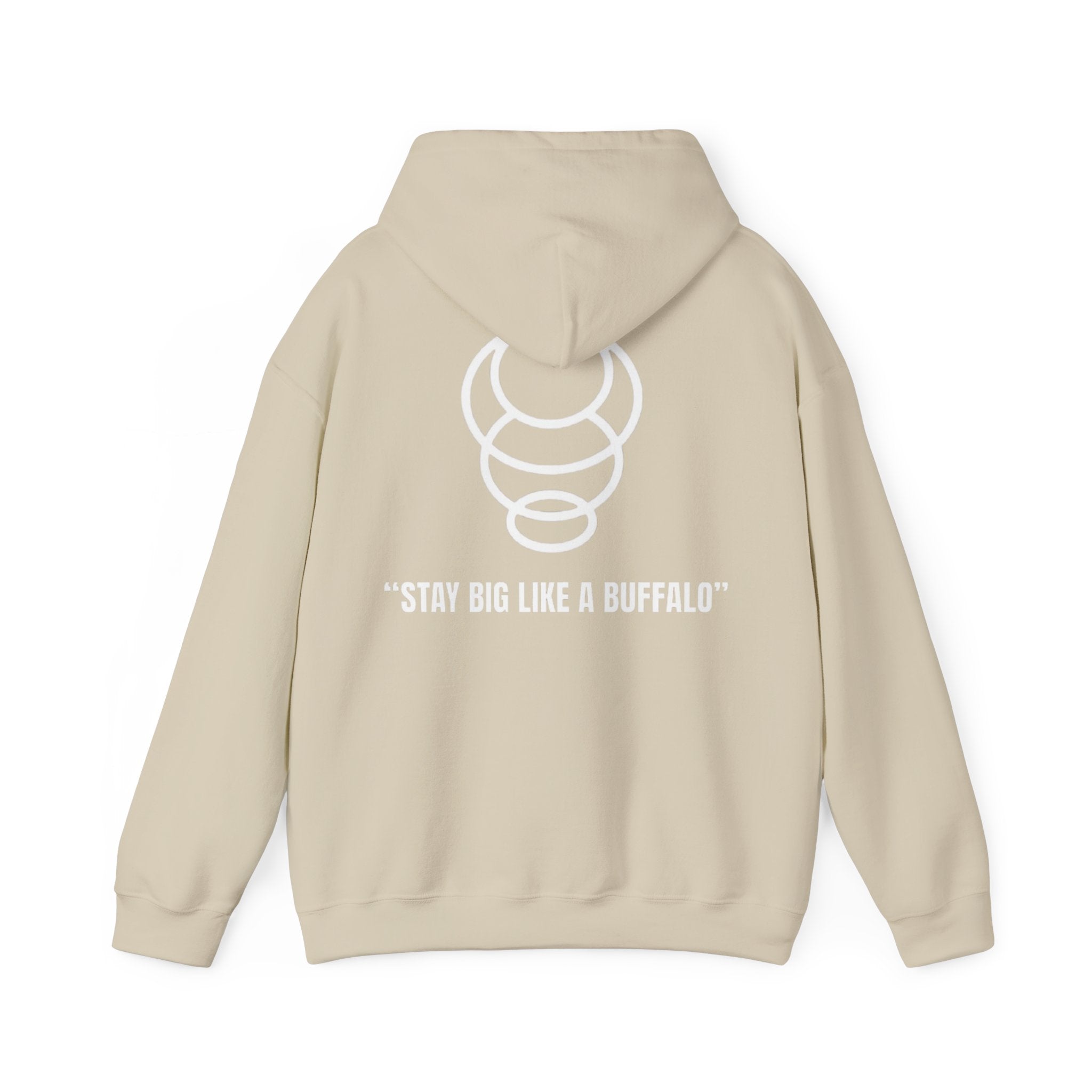 Stay Big Like a Buffalo Hoodie | Cozy Unisex Sweatshirt, Gift for Animal Lovers, Trendy Casual Wear, Perfect for All Seasons