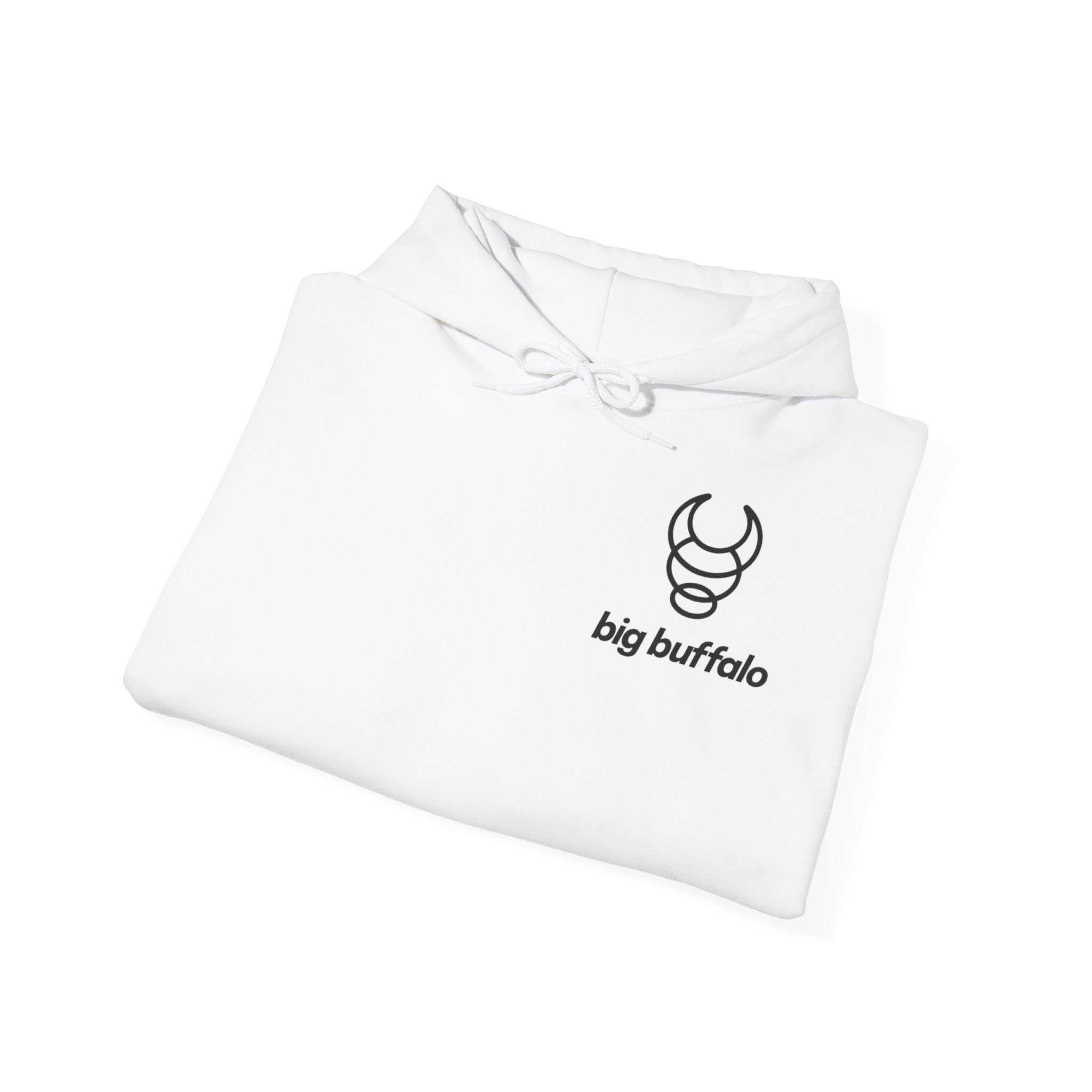 Big Buffalo Inspirational Hoodie - Unisex Heavy Blend™ with Motivational Design