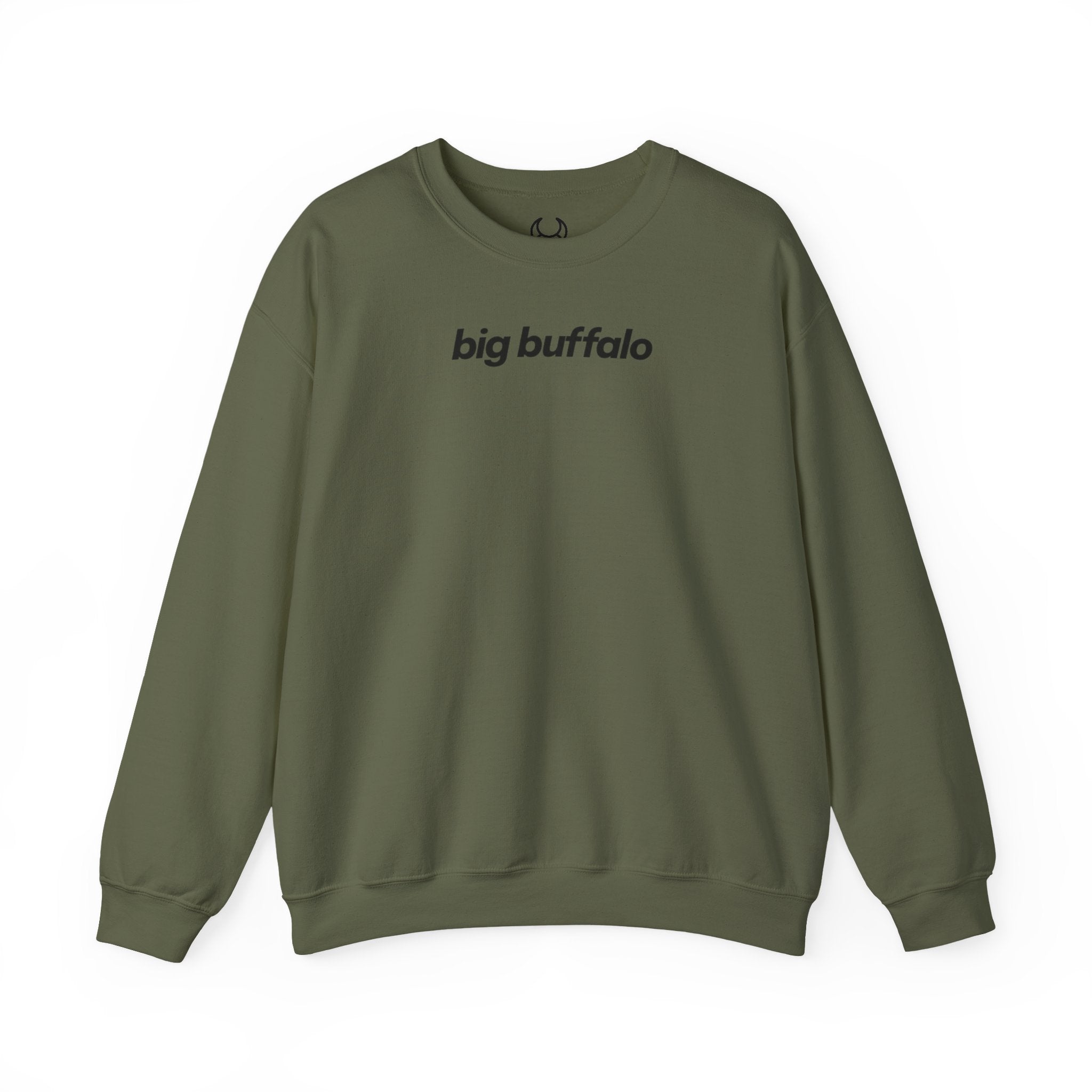 Sudadera big buffalo sin capucha