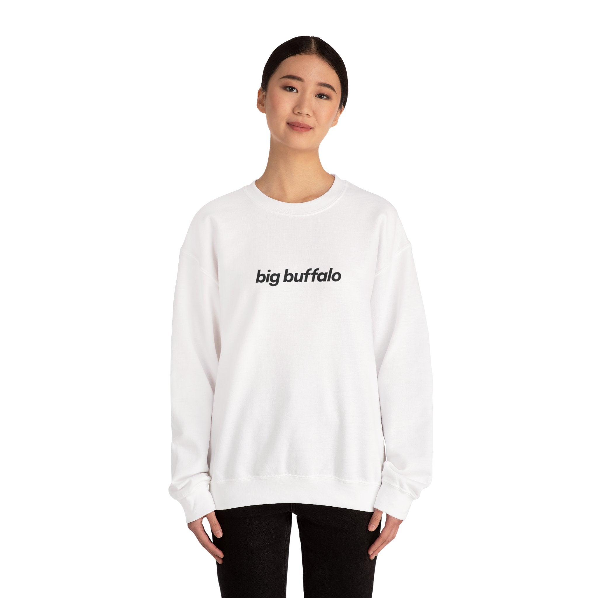 Big Buffalo Unisex Heavy Blend Crewneck Sweatshirt - Cozy Casual Wear