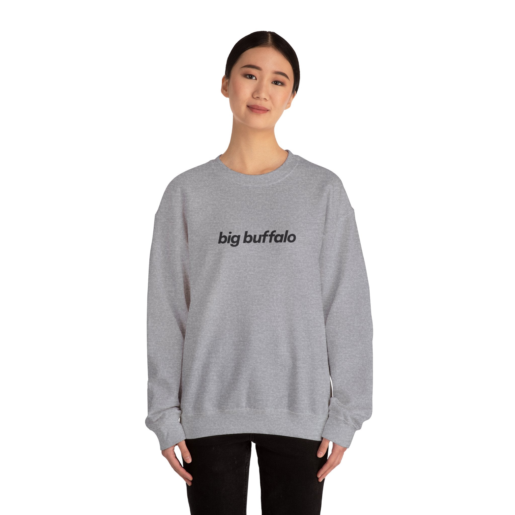 Big Buffalo Unisex Crewneck Sweatshirt - Cozy and Stylish for Any Occasion